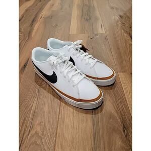 Nike Court Legacy NN White Desert Ochre Sneakers | Mens Casual Shoes | Size 11